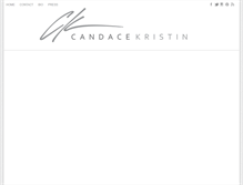 Tablet Screenshot of candacekristin.com